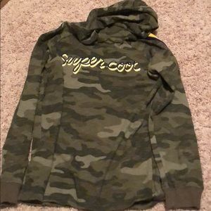 Carters Long Sleeve tee with hoodie